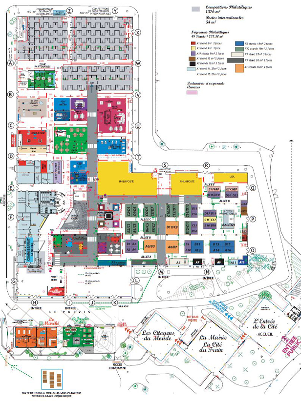 plan general salon du timbre